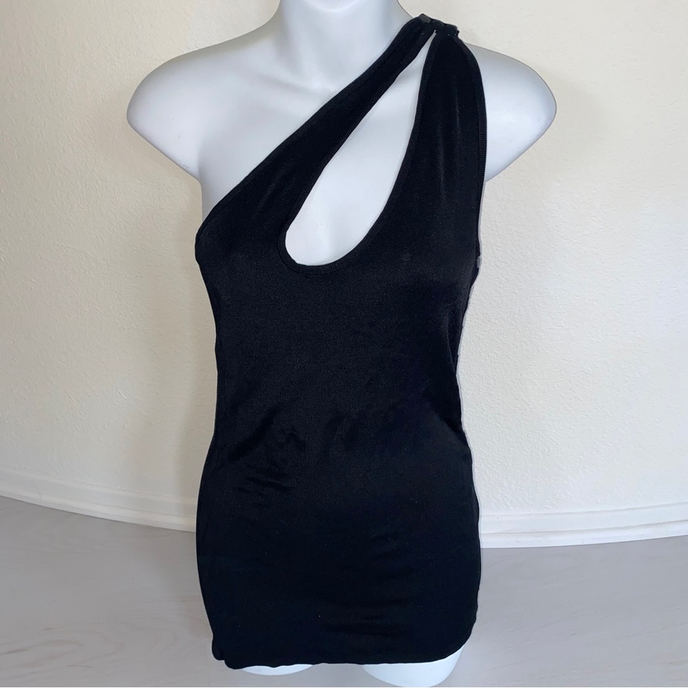 Marciano Sexy One Shoulder Teardrop Top L